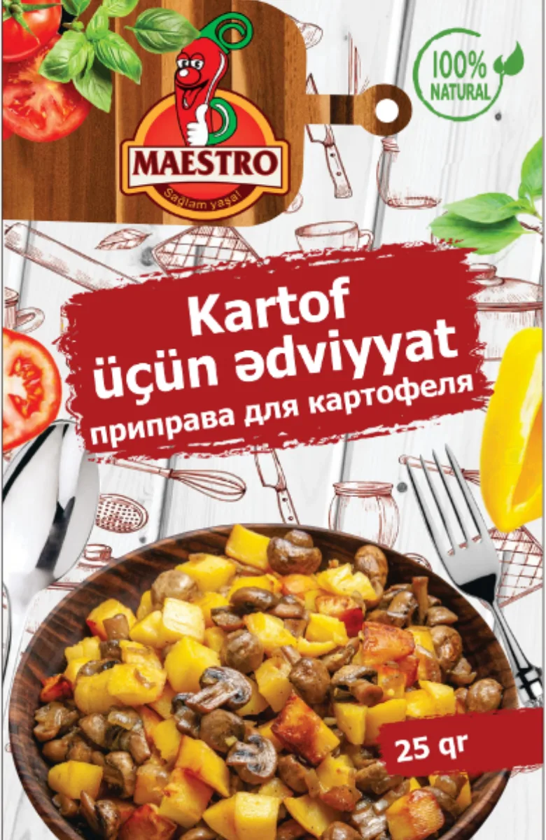Kartof və Kök üçün Acılı Acısız Ədviyyat
