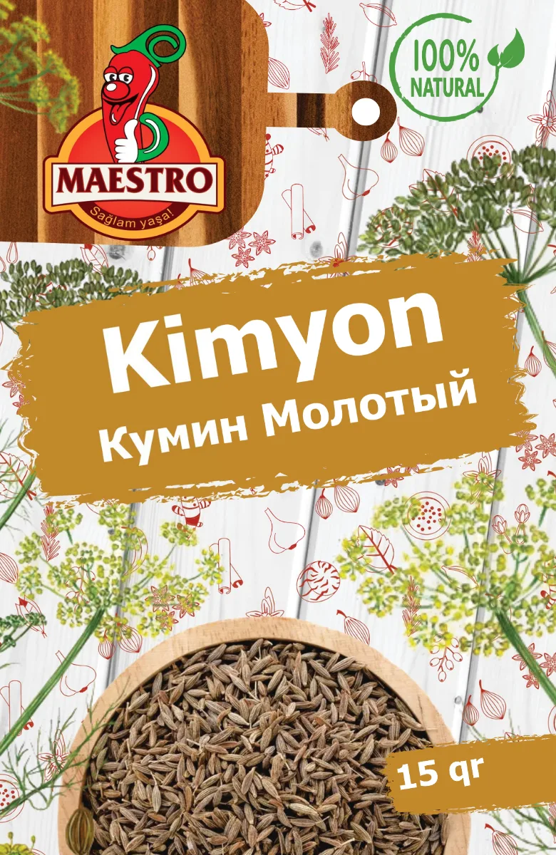 Kimyon, Karri Acılı və Karri Acısız | Təbii Ədviyyatlar | MAESTRO